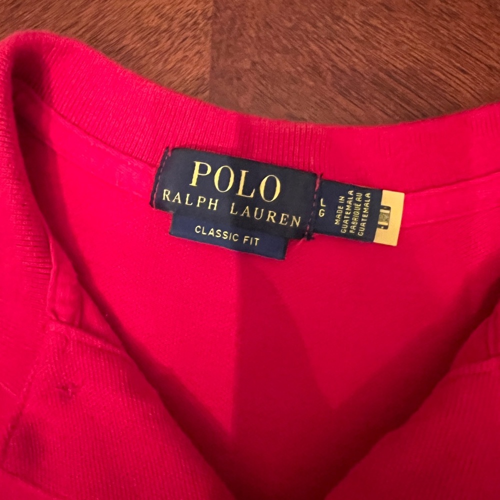 Polo Ralph Lauren Classic Fit Red Shirt